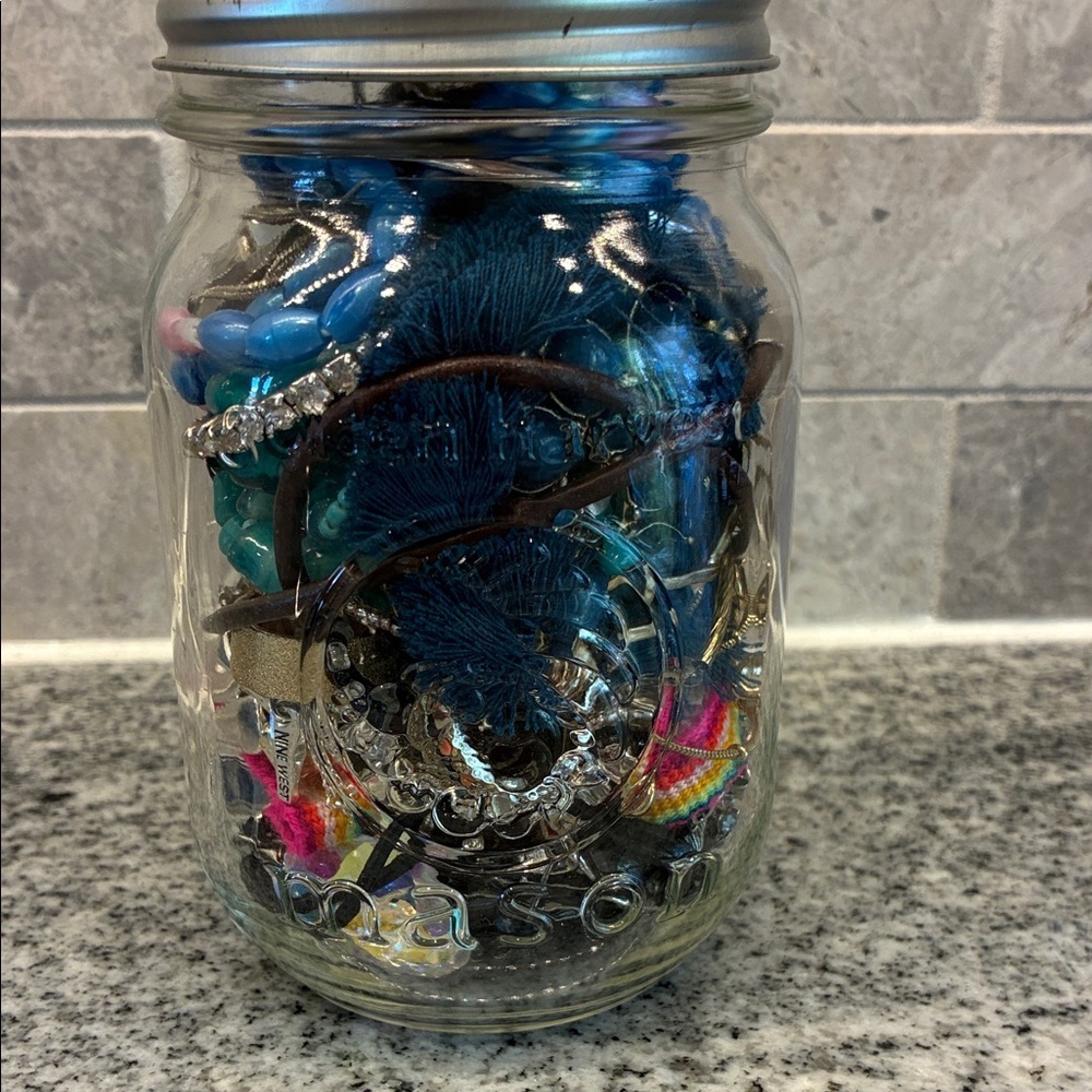 Multicolor Jewelry Collection in Jar